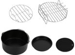 Friggitrice Accessorio Pizza Pan Cake Silicone Pad Spie?E Grill Rack Baking Tray Per 7In