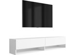 Lavagna Tv 170 Cm Bianco Opaco, 170 × 32 × 34 Cm