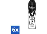 Rexona Men – Deodorante Spray – Motion Sense – Invisible Black & White – Antitraspirante & Traspirante – 150 Ml - Confezione Risparmio - 6 Pezzi