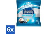 Wilkinson Sword – Rasoi Usa E Getta – 5 Lame – Confezione Risparmio – 6 Pezzi