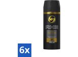 Ax – Deodorante Spray Per Il Corpo – 48 Ore Di Freschezza – Gold Temptation – 150 Ml - Confezione Risparmio - 6 Pezzi