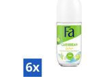 Fa Deodorante Roll-On Lime Squeeze 50 Ml - Confezione Risparmio - 6 Pezzi