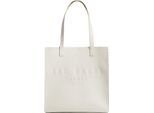 Ted Baker Borsetta Reptcon Croc Effect Icon Bag Ivory Avorio