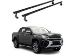 Portapacchi Per Vw Amarok Mk2 2022-2025 Nero Alluminio 2 Pz