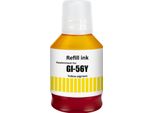 Techtek Inchiostro Sostituisce GI-56Y (4432C001) Compatibile Con [Canon] Maxify Gx 3040, Maxify Gx 3050, Maxify Gx 4040, Maxify Gx 4050, Maxify Gx 50