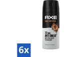 Ax – Deodorante Spray – 72 Ore Anti-Sudore – Tentazione Oscura – 150 Ml - Confezione Risparmio - 6 Pezzi
