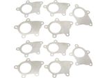 10Pcs Turbo -Palo Antipioggia -Flangia -Guarnizione Metallica Bullone In Acciaio Inox -Ibrido -Kit Ibrido Per T3/T4 T3 T04E