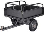 Rimorchio Atv Ribaltabile 142X76X70Cm - Rimorchio Ribaltabile Per Traino Posteriore - Rimorchio Atv Per Uso Esterno