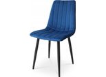 Ekspand | Sedia Imbottita LR-2023 - Blu - Design Elegante - Comfort Elevato - Interni Eleganti