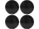 4Pcs Mozzo Della Ruota Centro Cap 74 Millimetri Look Elegante Carrello Protezione Affidabile Con Anello Di Metallo Per Il Veicolo