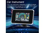 3-In-1 Lcd Meter Digital Oil Pressure Voltage Water Temperature Gauge Strumento Universale 9-36 V Per Camion Suv Rv