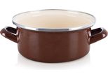 Orion | Casseruola - Marrone - 18,5 Cm - 1,6 L - Acciaio Smaltato - Adatto All'induzione