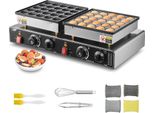 Mini Macchina Per Pancake Olandese - Forno Dorayaki Commerciale Da 1800W - Set Da 50 Pezzi