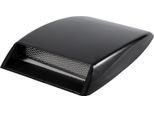 1X Universale Auto Decorativo Flusso D'aria Prese D'aria Scoop Cofano Estrattore Copertura Nero Nero