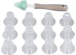Inserto A Flangia 13 Mm 15 Mm 17 Mm 19 Mm 21 Mm 24 Mm Funzione Di Supporto Sicuro In Silicone Pompa Per Neonati