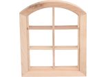 Finestre In Miniatura Della Casa Delle Bambole Arco In Miniatura -Finestra Con 6 Vetri In Legno -Colore