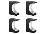 Inf Lampade Solari Da Esterno Per Scale, Luce Bianca, Abs+Pc, 2 Pezzi 4-Pack