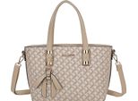 Gallantry, Shopper Da Donna In Tessuto Con Fiocco E Tracolla, Grigio Talpa
