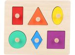 Gioco Educativo Prescolare In Legno Per L'apprendimento Delle Forme Geometriche Per Bambini