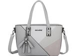 Gallantry, Borsa Da Donna Con Fiocco E Motivo Grafico, Grigio