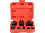 Riduttore A Bussola, Custodia In Plastica 8Pcs Adattatore In Acciaio Al Cromo Molibdeno 1/4In 3/8In 1/2In 3/4In 1 Pollice Resistenza All'usura Per La Riparazione Di Macchine