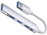 Inf Adattatore Usb Type-C A 4 Porte: Usb 2.0X3 + Usb 3.0 Per Pc E Laptop D'argento