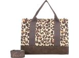 Fritzi Aus PreußEn Borsa A Tracolla Borsa A Tracolla Canvas Tote Bag Limited Leo Camel Beige