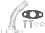 45 Gradi Turbo Olio Ritorno Scarico Flangia Kit In Lega Di Alluminio Sostituzione Per Garrett GT32 GT40 GT42 T3 T4