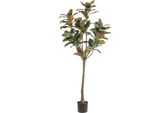 Magnolia Denudata - Albero Artificiale Di 150 Cm - Magnolia Artificiale Bianca - Decorazione Di Facile Manutenzione Per Casa E Ufficio