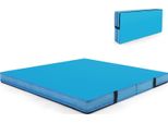 Tappetino Da Palestra Pieghevole Costway, Tappetino Morbido Da 122X122X10Cm, Tappetino Da Ginnastica, Tappetino Sportivo Con Maniglie Per Il Trasporto, Tappetino Da Yoga