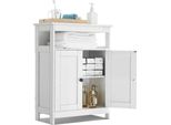 Scaffale Regolabile Bianco - Mobile Da Bagno Mobile Da Bagno - Mobile Da Cucina - Ottimizzare Lo Spazio Di Archiviazione