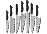 Set Di Coltelli Da Cucina In Damasco KU-38065 - Nero KP38065