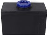 5 Gallon Rv Serbatoio Dell'acqua 15,7 X 9,8 7,9 Pollici Resistenza Al Calore E Al Freddo Serbatoio Quadrato Di Stoccaggio Per Rimorchio Barche Yacht Nero