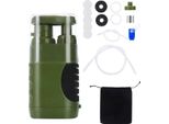 Pompa Di Purificazione Dell'acqua - Sistema Di Filtraggio Dell'acqua - Filtro Dell'acqua - Kit Di Sopravvivenza - Kit Di Emergenza - Kit Di Emergenza Per La Guerra - Kit Di Sopravvivenza - Kit Di Emergenza Per La Casa - Kit Di Sopravvivenza - Verde