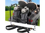 Staffa Porta Sacca Da Golf - Guida Per Sacca Regolabile Per Carrelli 2+2 - Robusto Porta Sacca Per Carrello Da Golf Per Attrezzatura Da Golf