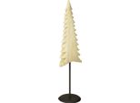 Albero Di Natale In Legno Decorazione Natalizia Paulownia Naturale54Cm