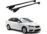 Menabo Portapacchi Base Per Seat Leon Mk3 2012-2020 75Kg Alluminio Nero 2 Pz