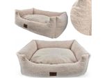 Letto Per Cani Cuscino Lavabile Per Cani Soffice 95X75 Divano Per Cani, Bordi Rialzati