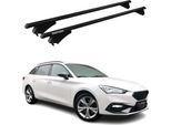 Menabo Portapacchi Base Per Seat Leon 2020-2025 75Kg Alluminio Nero 2 Pz