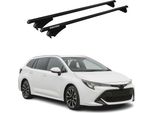 Menabo Portapacchi Base Per Toyota Auris Mk3 2018-2019 75Kg Alluminio Nero 2X