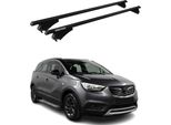 Menabo Portapacchi Base Per Opel Crossland X 2017-2020 75Kg Alluminio Nero 2X