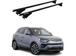 Menabo Portapacchi Di Base Per Ssangyong Tivoli 2015-2020 75Kg Alluminio Nero 2X