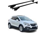Menabo Portapacchi Di Base Per Opel Mokka \ Mokka X 2012-2019 75Kg Alluminio Nero