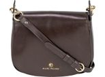 Marc Picard Pelle Borsa A Tracolla Firenze Shoulder Bag Brown Marrone Scuro