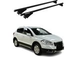 Menabo Portapacchi Per Suzuki Sx4 S-Cross Mk2 2013-2016 Pre-Fl 75Kg Alluminio Nero