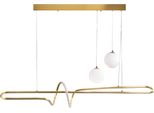 Lampada A Sospensione Toolight Lhj039-Cp Gold, Brush Gold