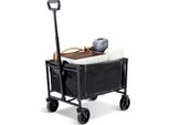 Jayseuw Carrello A Mano Pieghevole, 60L Per Spiaggia Campeggio Shopping, Carrello A Mano, Carrello Di Trasporto, Carrello Da Giardino, Carrello Pieghevole, Carrello Pieghevole