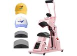 Vevor Pressa Per Cappelli Con 2 Piastre Intercambiabili (160 X 65 Mm / 160 X 80 Mm), Pressa Per Cappelli Con Controllo Preciso Della Temperatura E Del Tempo, Pressa Per Cappelli Pressa Termica Per Fasce Per Il Viso Maschere Rosa