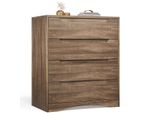 Bealife AP22 Cassettiera Con 4 Cassetti - 70X40X80 Cm, Per Camera Da Letto E Soggiorno, Moderna Cassettiera Portaoggetti