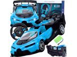 Lolex | Rc Car - Auto Sportiva 1:16 - Blu - Con Luci Led - Controllo Perfetto E Divertimento In Derapata